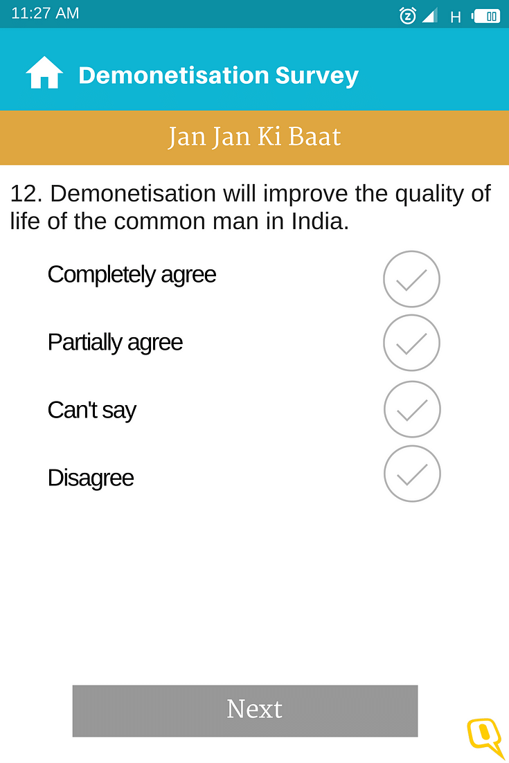 Seeing how the original survey leaves little space for disagreement with PM Modi, here is what he should have asked.