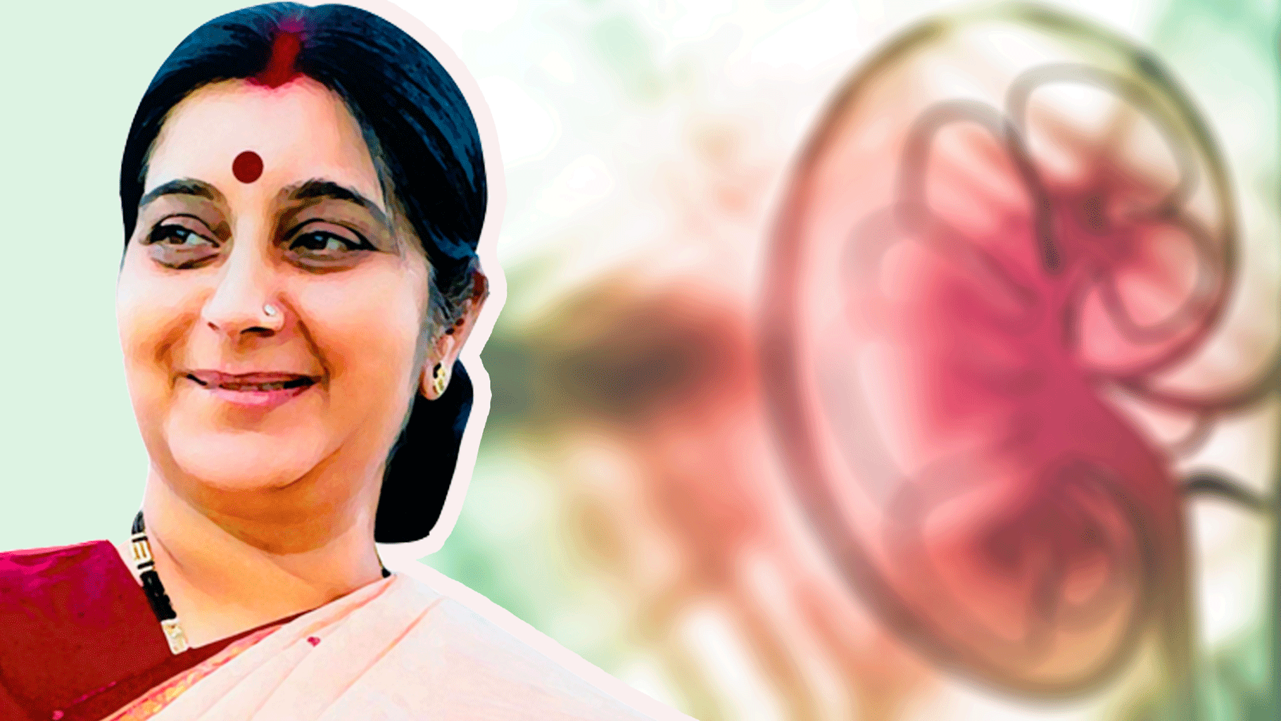 

Sushma Swaraj is admitted  in the cardio-neurosciences centre of AIIMS and undergoing a battery of tests to confirm that she is transplant-ready. (Photo: PTI altered by<b><i> The Quint</i></b>)