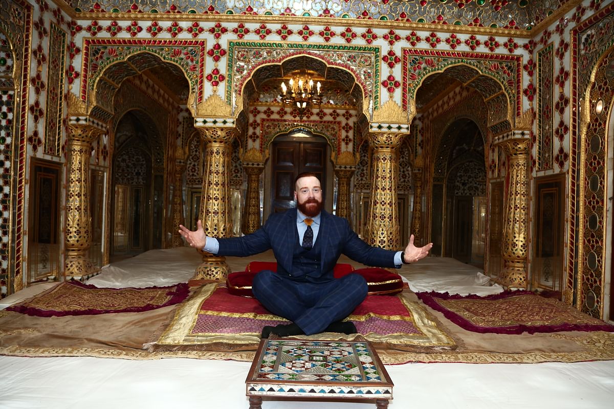 Take a look at WWE star Sheamus’ India visit through pictures.