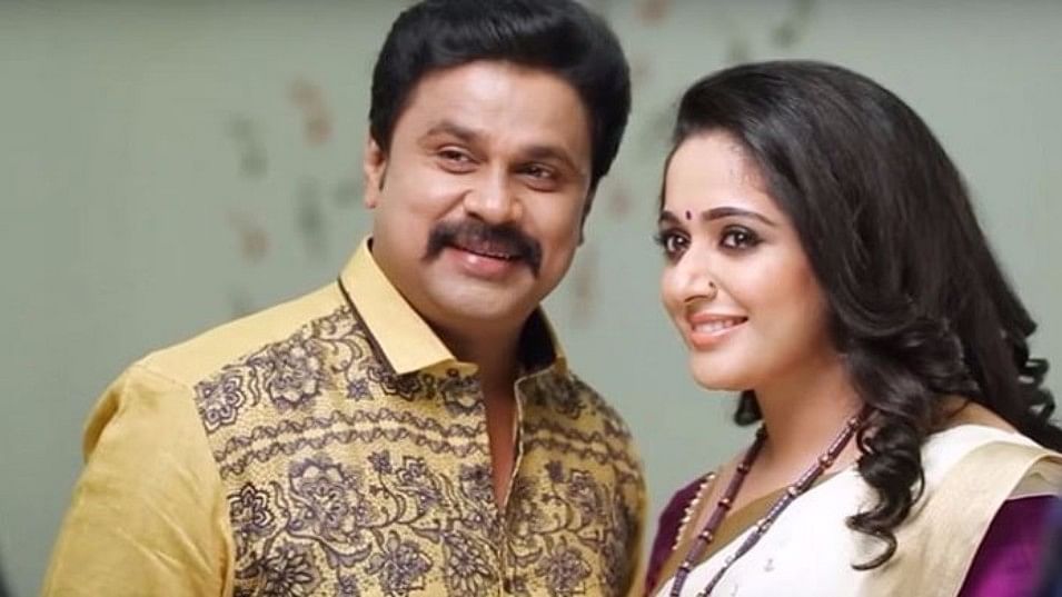 Malayalam stars Dileep and Kavya Madhavan tied the knot on Friday after years of rumours.  (Photo courtesy: The News Minute)