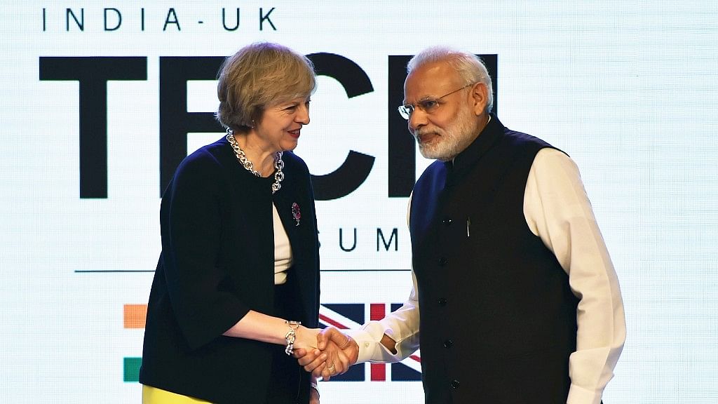 British PM Theresa May and Indian PM Narendra Modi (Photo: AP)