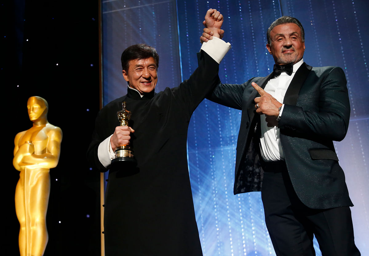 

The actor was awarded an honorary Oscar at the Eighth Annual Governors Awards in Los Angeles. 