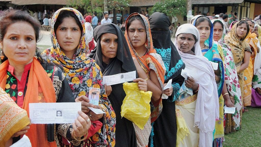 Representative image of women in line to vote. (Photo: PTI)