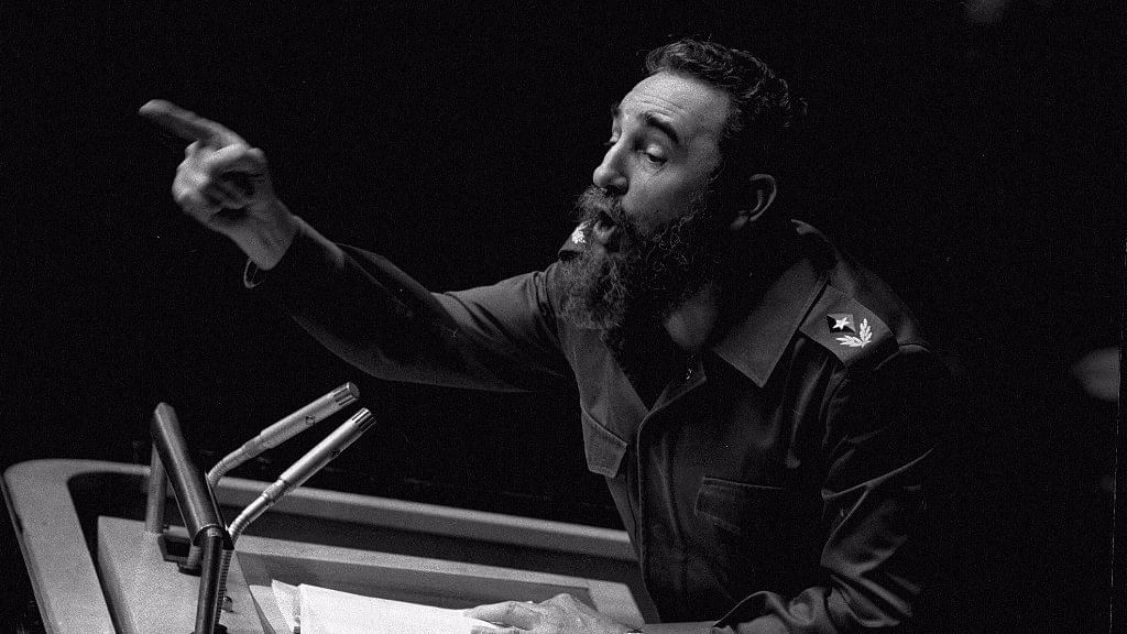 A1979 picture of Castro addressing the UN General Assembly. Photo used for representational purpose. (Photo: AP) 