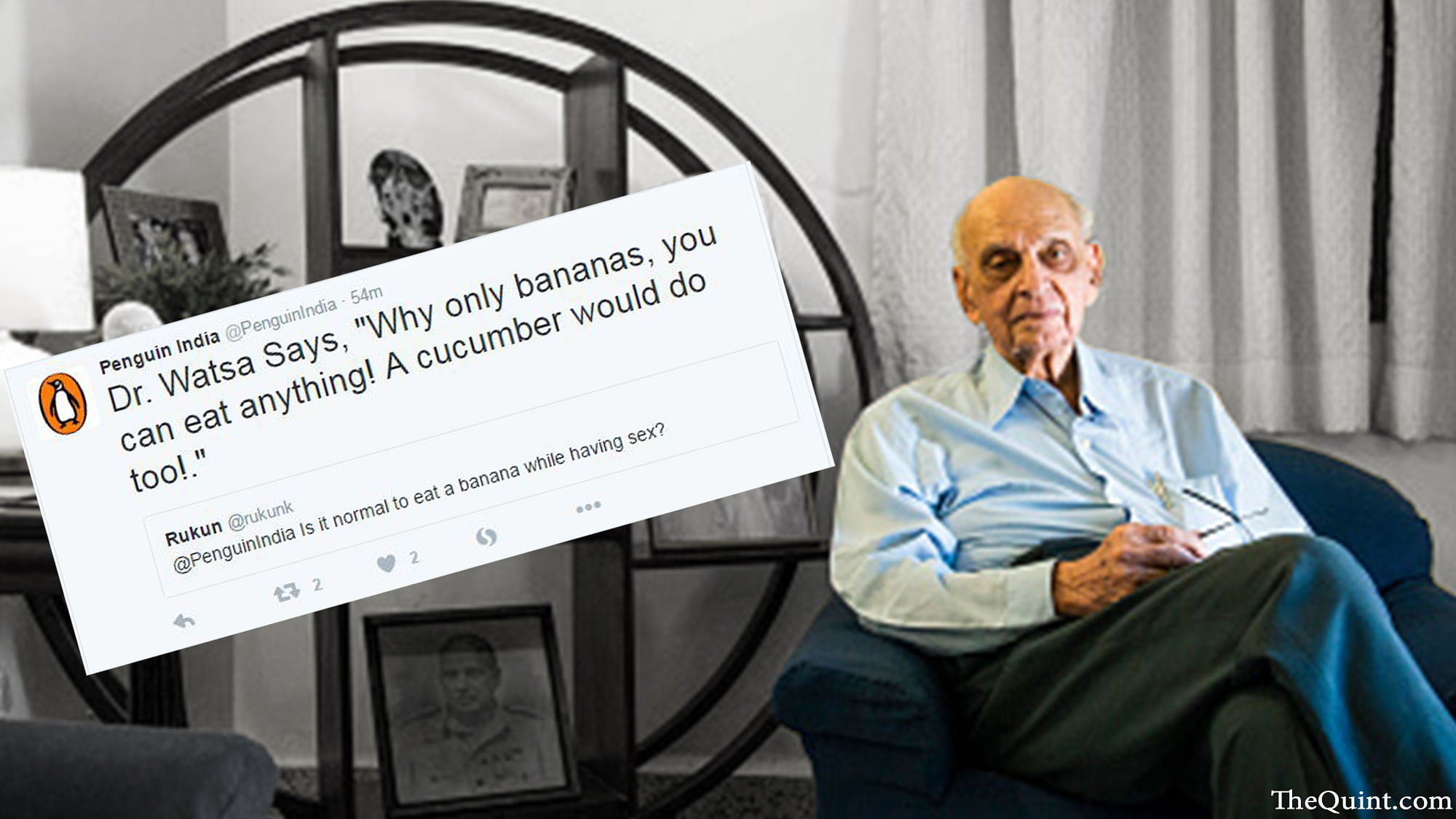 

The 92-year-old sexpert answered all queries on Twitter! (Photo:<b> The Quint</b>)