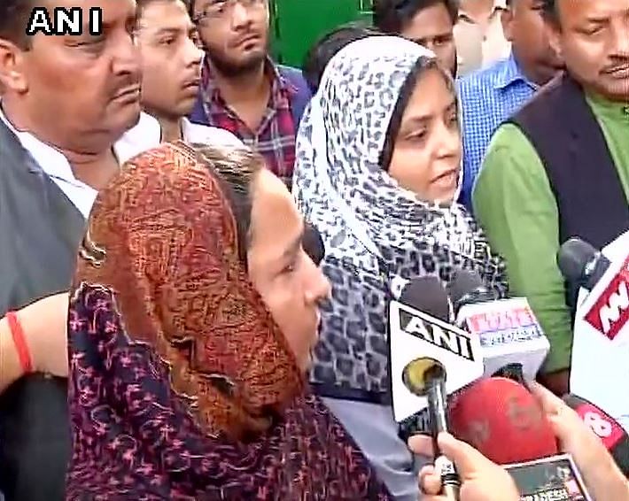 Najeeb’s mother and sister went to meet Home Minister Rajnath Singh on Tuesday afternoon.