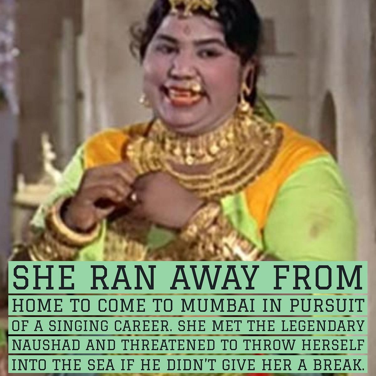 A tribute to the first female comedian in Bollywood on her birth anniversary. 