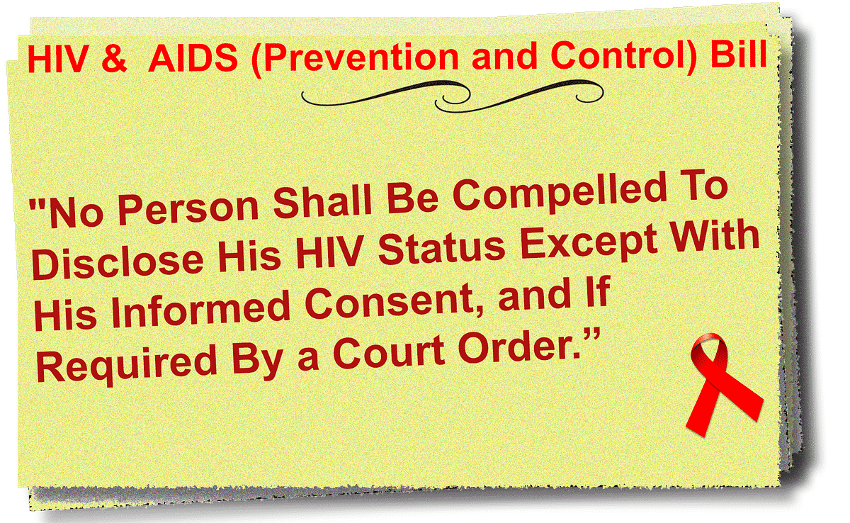 Activists had demanded removal of the phrase “as far as possible” from the current HIV Bill.