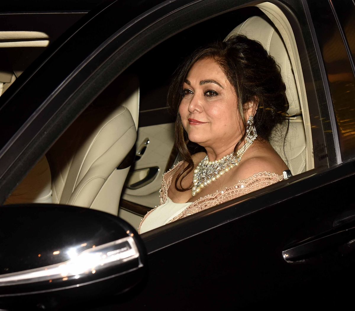 Tina Ambani leaves after the wedding celebration. (Photo: Yogen Shah)