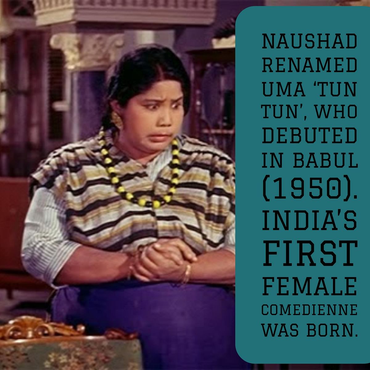 A tribute to the first female comedian in Bollywood on her birth anniversary. 