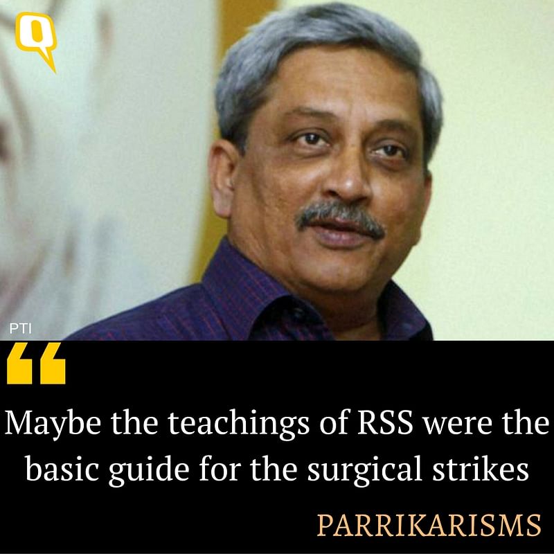 Read the best of Manohar Parrikar, Defence Minister of India.