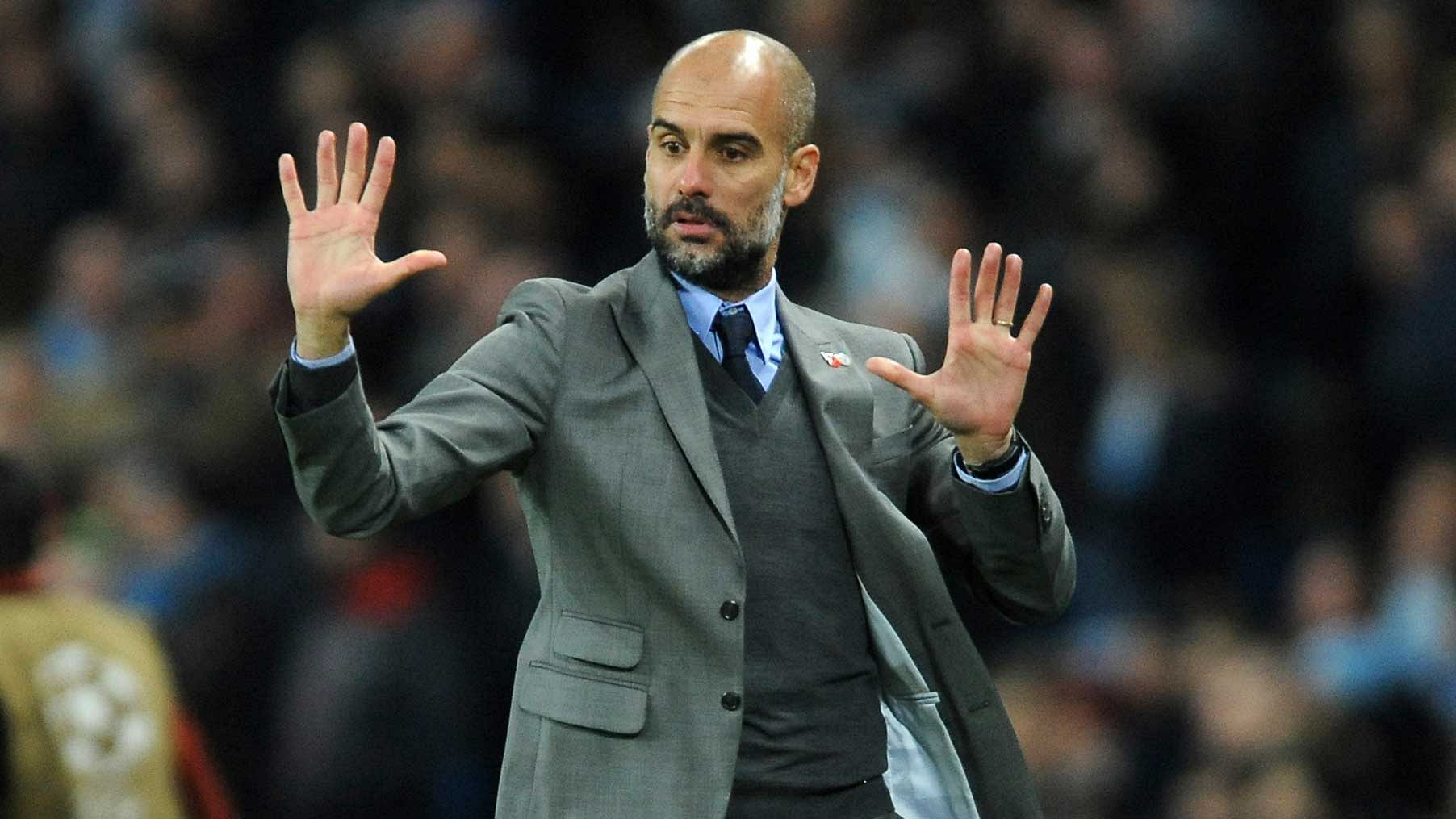 Pep Guardiola signed a three-year deal with Manchester City when he joined the club.