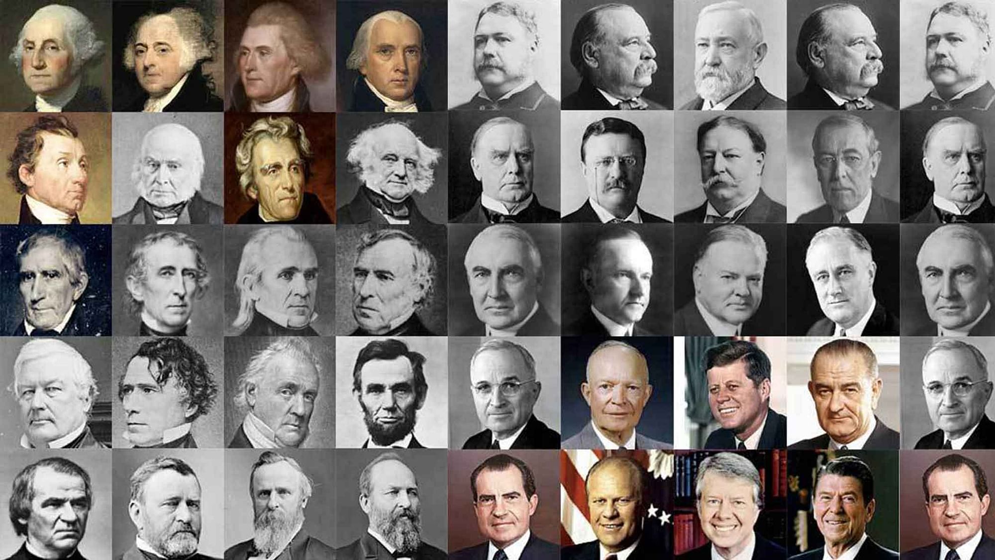 Presidents of United Sates of America so far (Photo: <b>The Quint</b>)