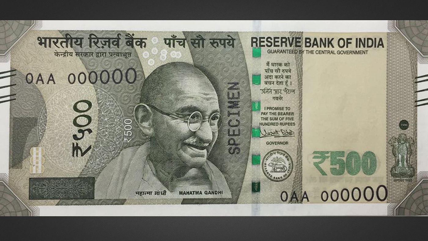 The new Rs 500 note is missing from circulation.