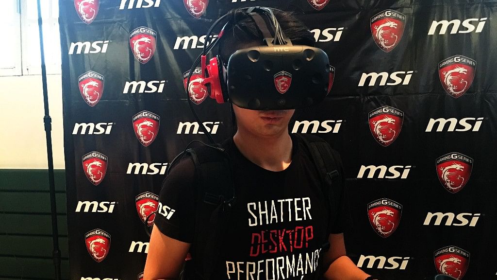 MSI’s VR Backpack is the future of gaming, which can bought right now. (Photo: <b>The Quint</b>)