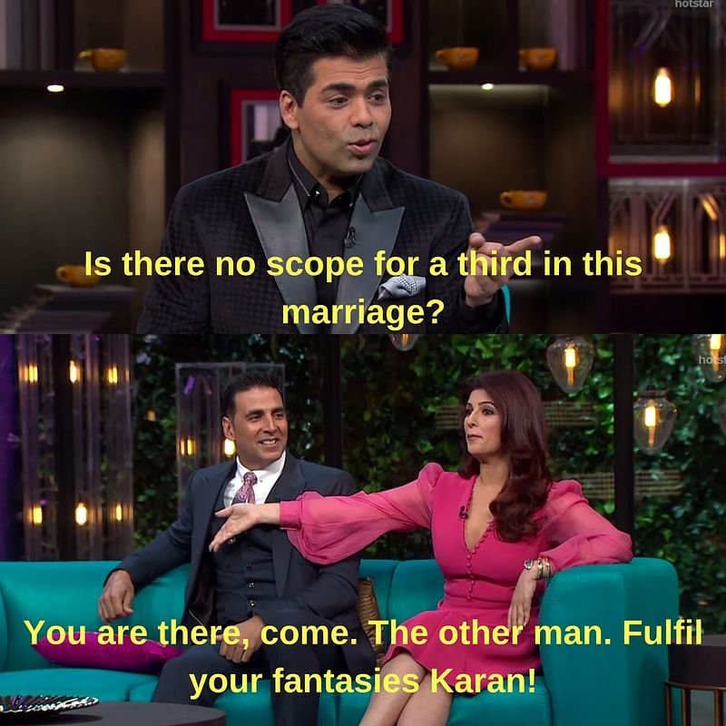 Twinkle Khanna stole the show on ‘Koffee With Karan’ and left Akshay Kumar and KJo totally stumped.