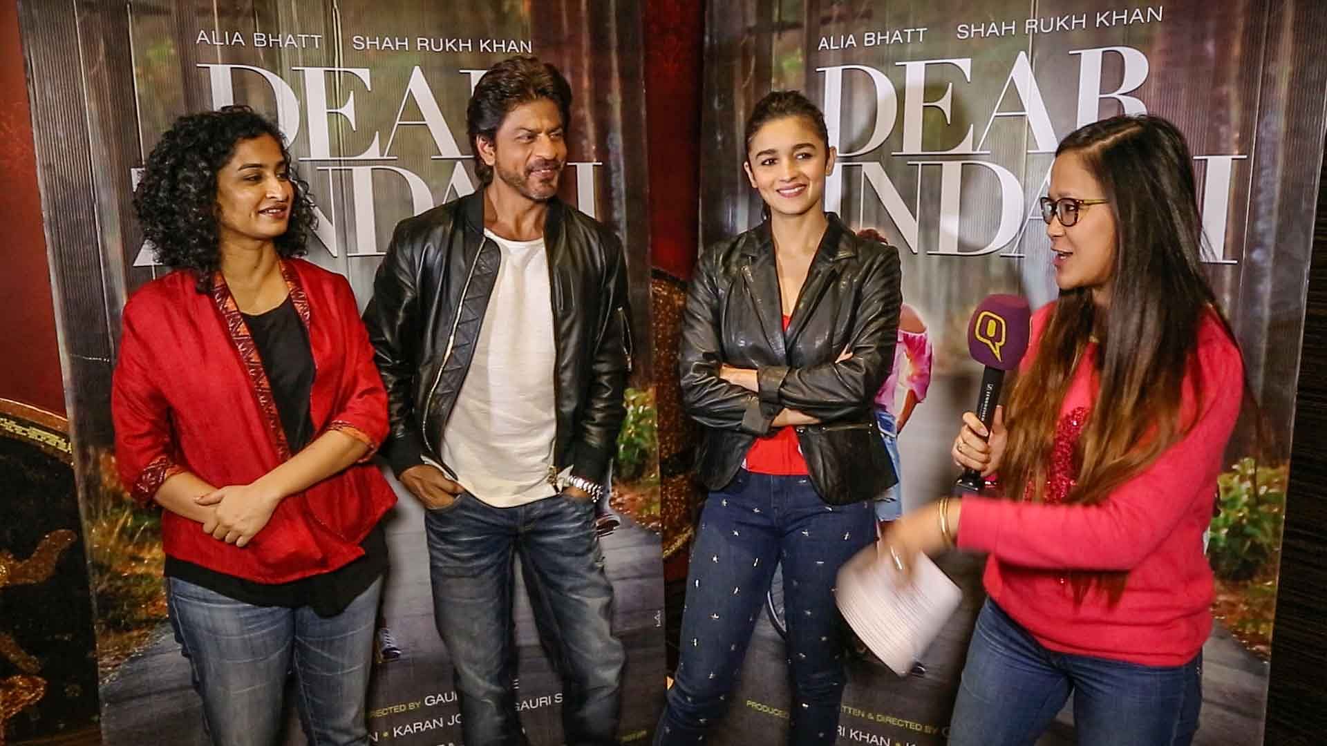 The director of Dear Zindagi with Alia Bhat and Shah Rukh Khan in an interview with The Quint.