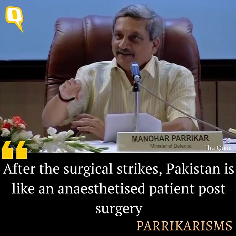 Read the best of Manohar Parrikar, Defence Minister of India.