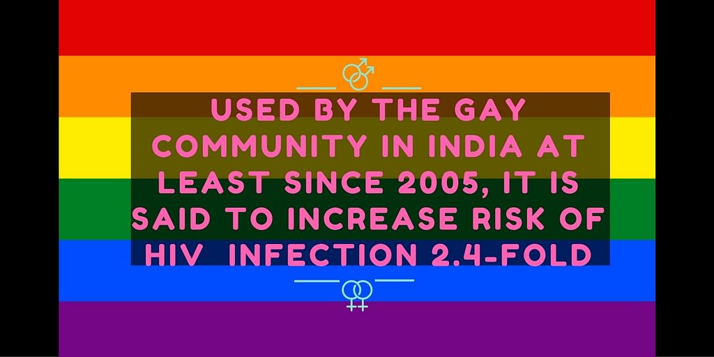 Poppers, used by the male gay community in India, could increase the risk of HIV. 