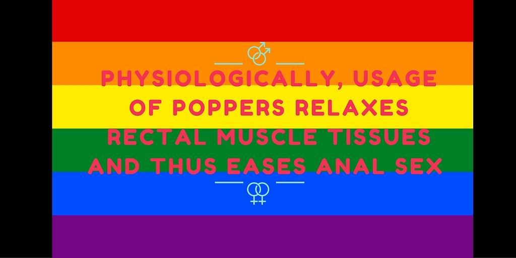 Poppers, used by the male gay community in India, could increase the risk of HIV. 