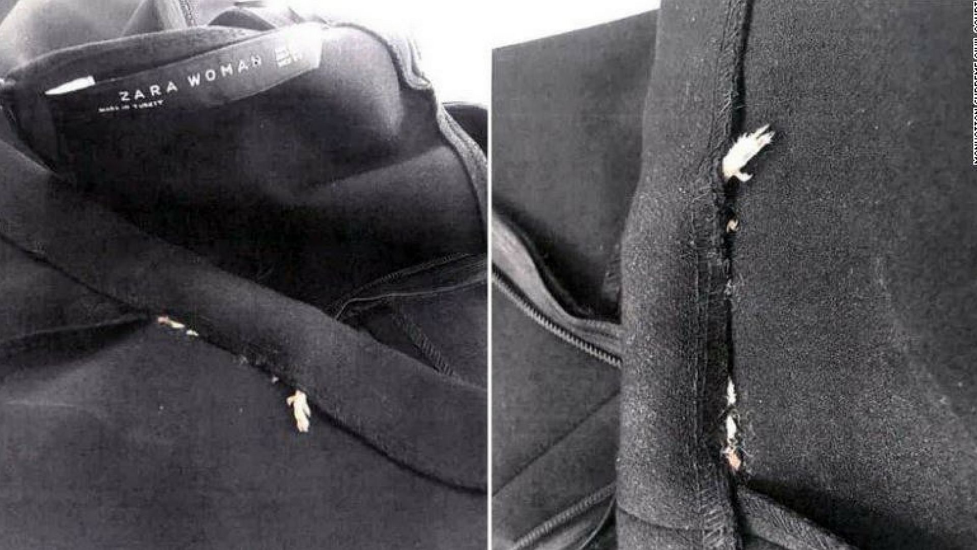 A woman in New York claimed she found a dead mouse sewn into her dress. (Photo Courtesy: Twitter/<a href="https://twitter.com/KTLA">@KTLA</a>)