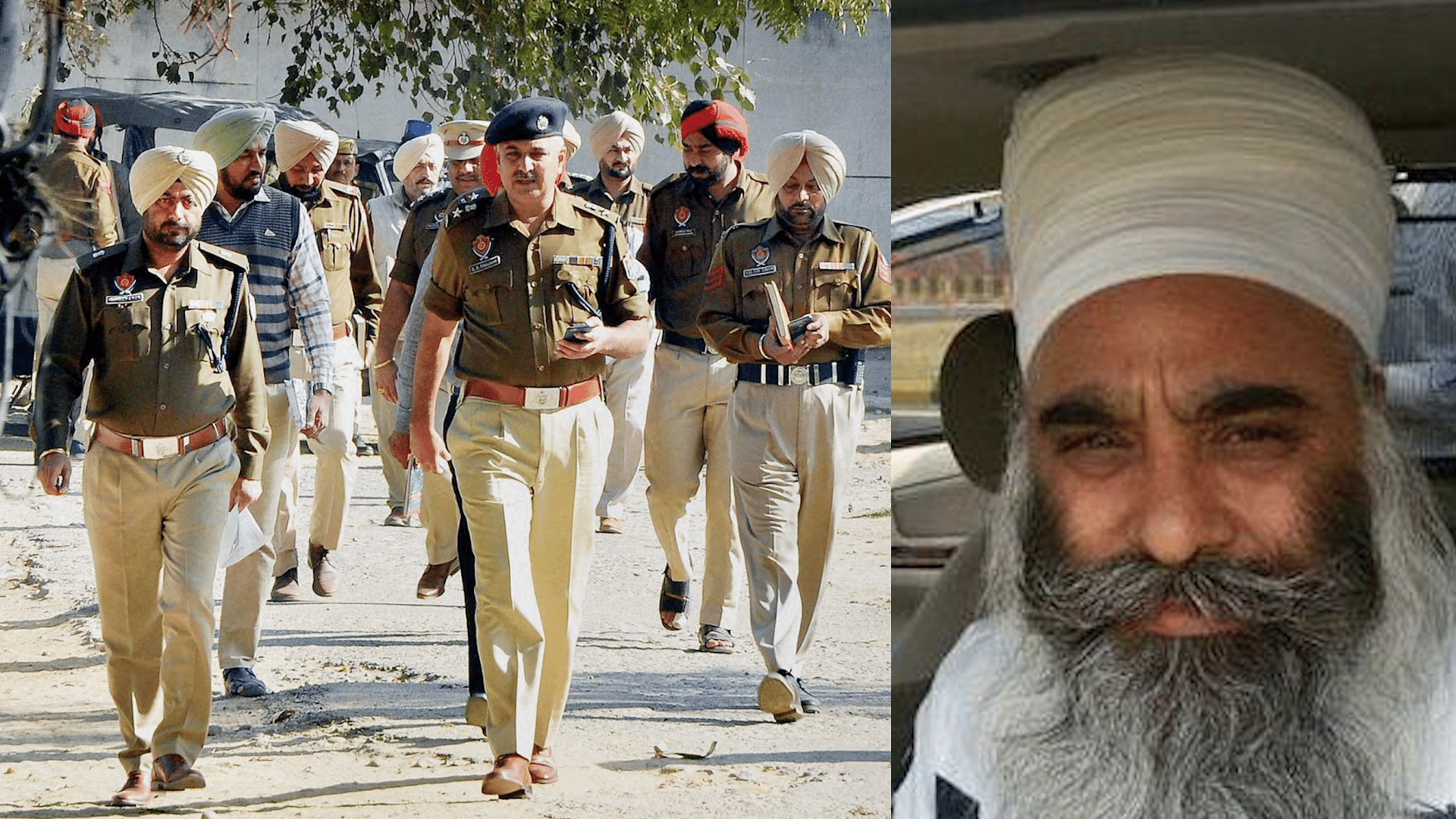 A group of armed men in police uniform attacked the high-security Nabha Jail here and fled with six prisoners, including Khalistan Liberation Front chief Harminder Mintoo (right). (Photo: Altered by <b>The Quint</b>)