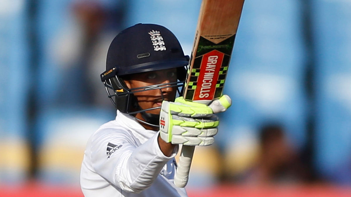Hameed became England’s youngest opening batsman.