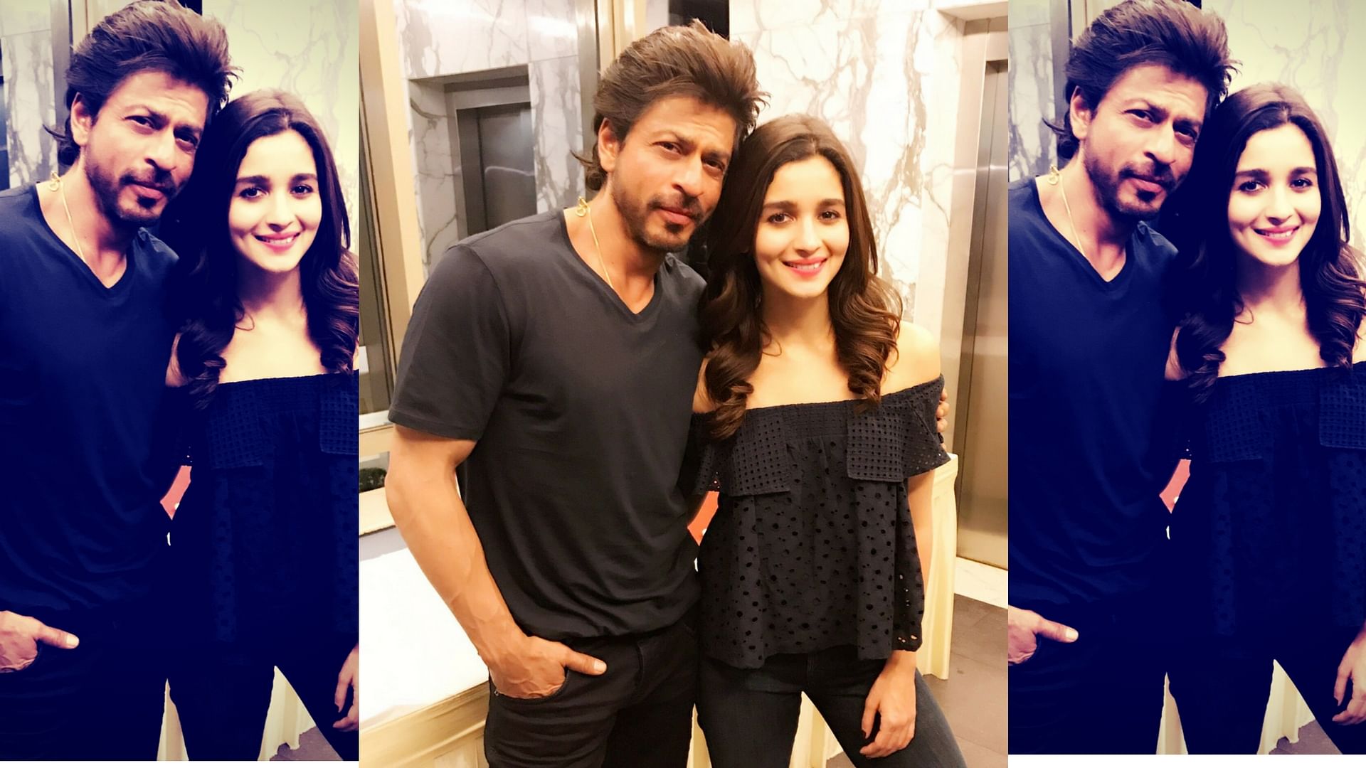 Shah Rukh Khan and Alia Bhatt may make for a refreshing watch in <i>Dear Zindagi. </i>(Photo courtesy: Twitter)