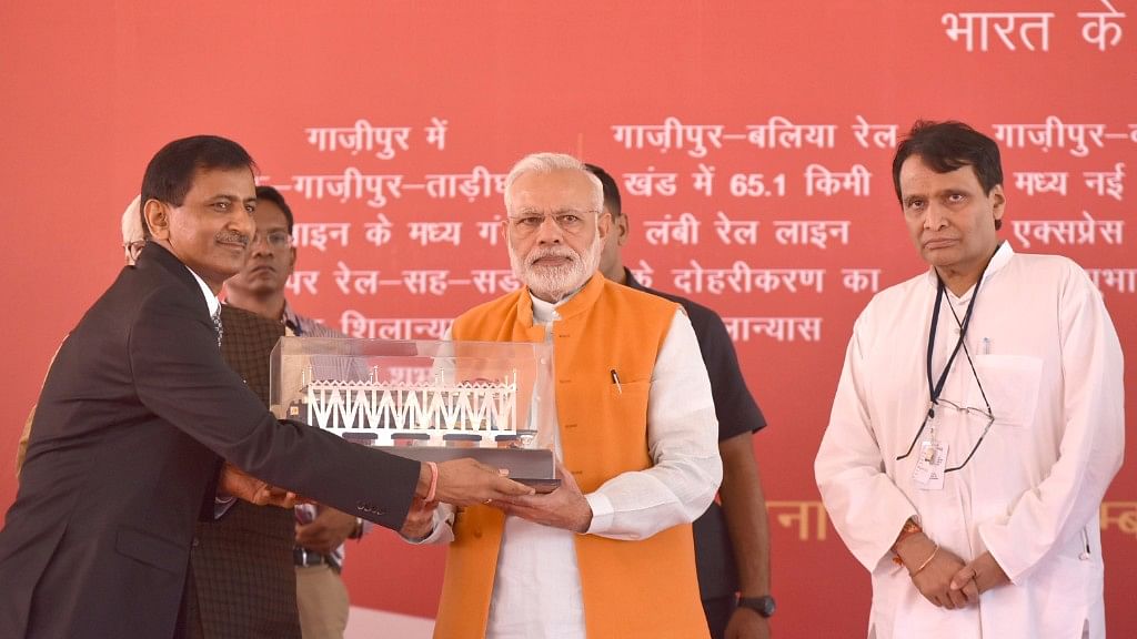 

Prime Minister Narendra Modi addressed a rally in Ghazipur, Uttar Pradesh, on Monday. (Photo Courtesy: Press Information Bureau)