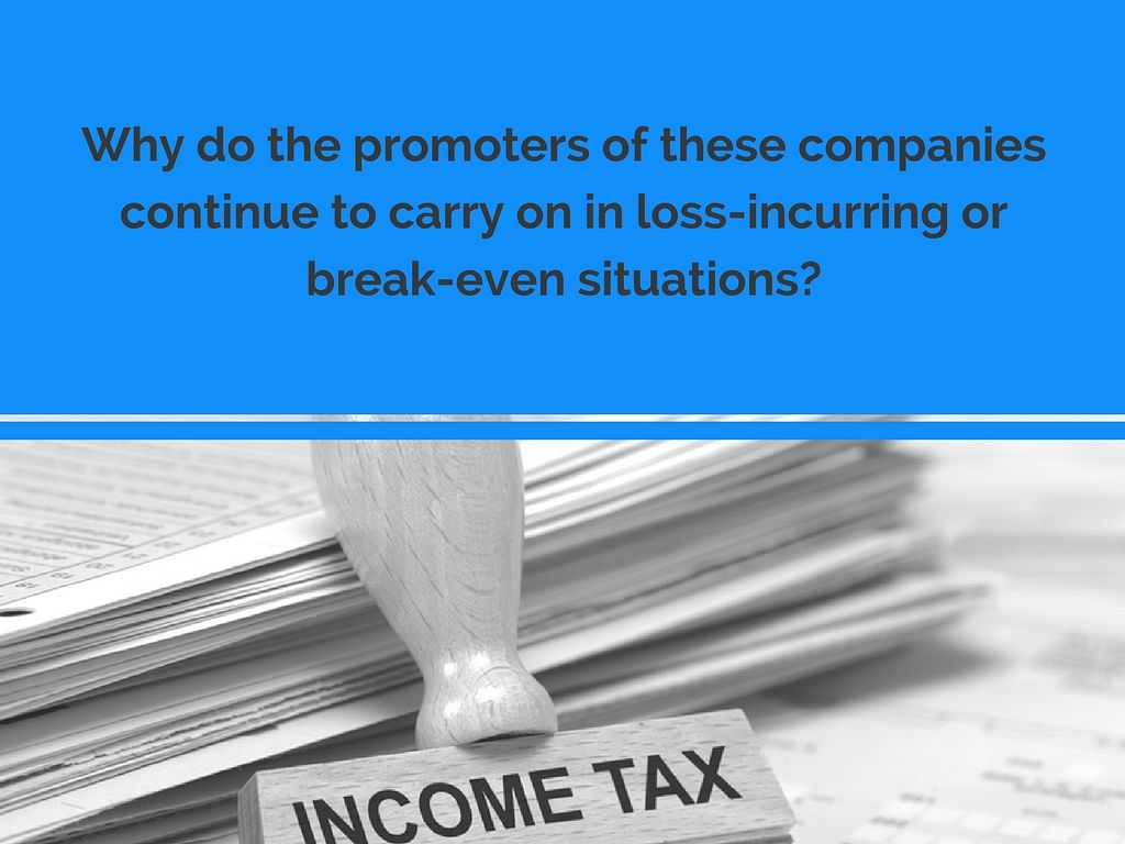 Out of the total company assesses filing returns, 52% of them don’t pay any tax and file zero income returns.