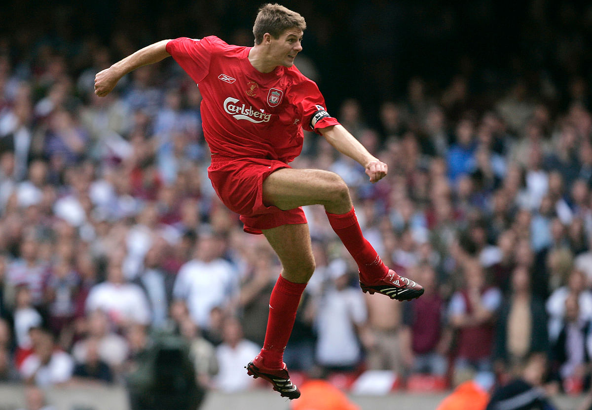 

Liverpool’s scouts spotted Steven Gerrard’s talent as an 8-year-old.