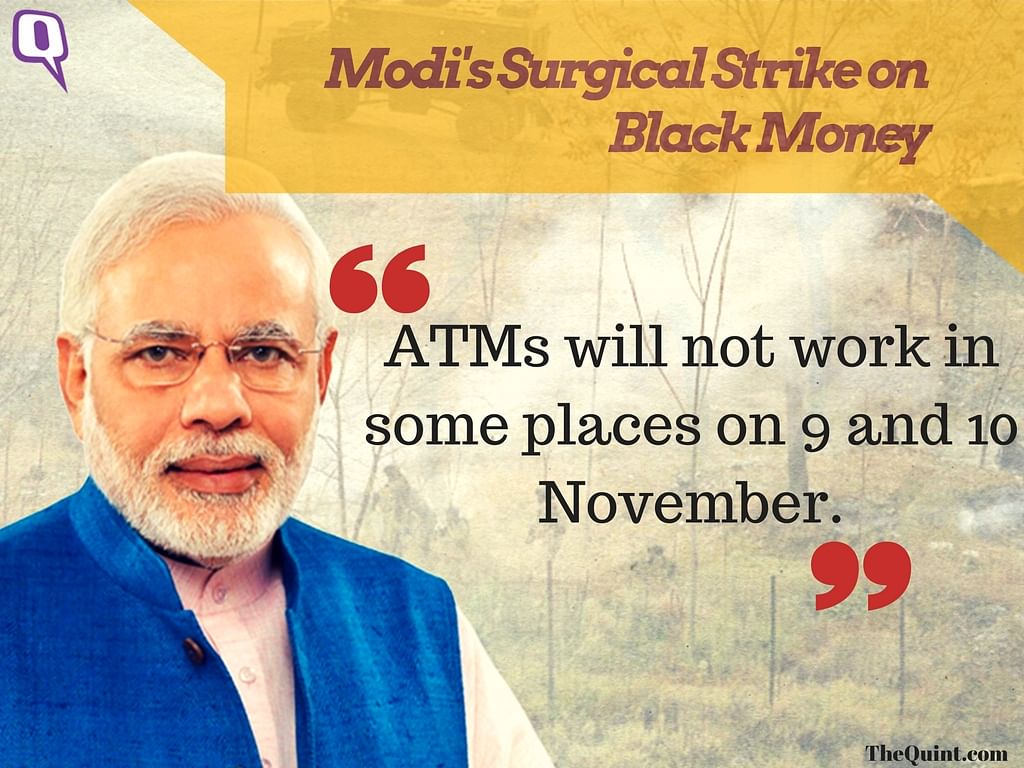 In a surprise announcement, Modi declared that Rs 500 and Rs 1,000 notes will be scrapped.