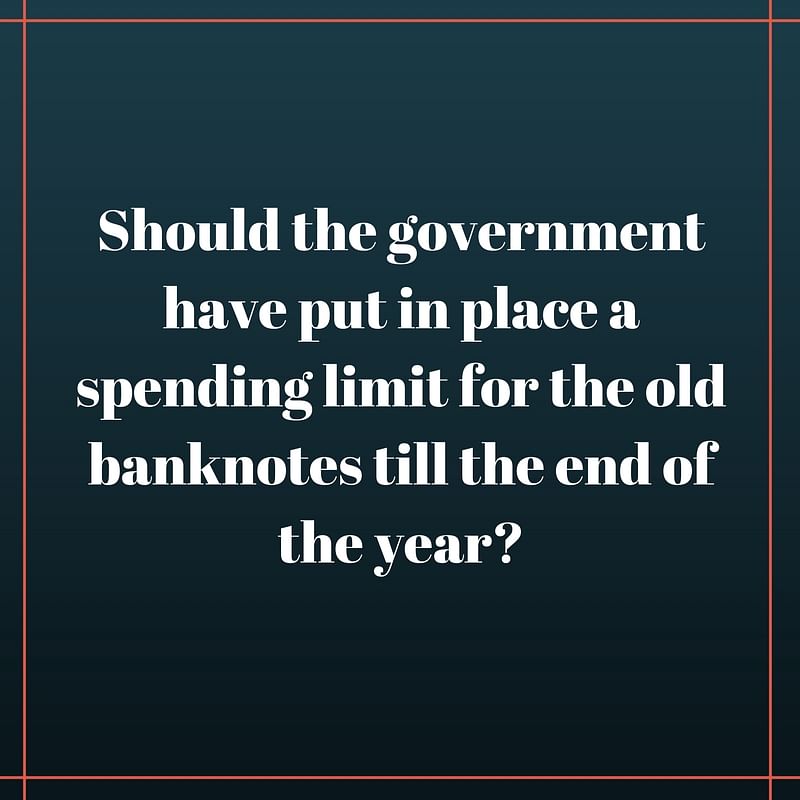 Could a spending limit for old notes have made the transition more convenient?