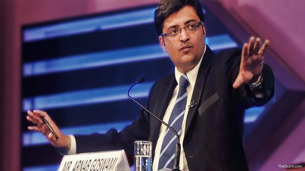 

Arnab didn’t deter from twisting facts even in one of his last prime time shows on Times Now. (Photo: <b>The Quint</b>)