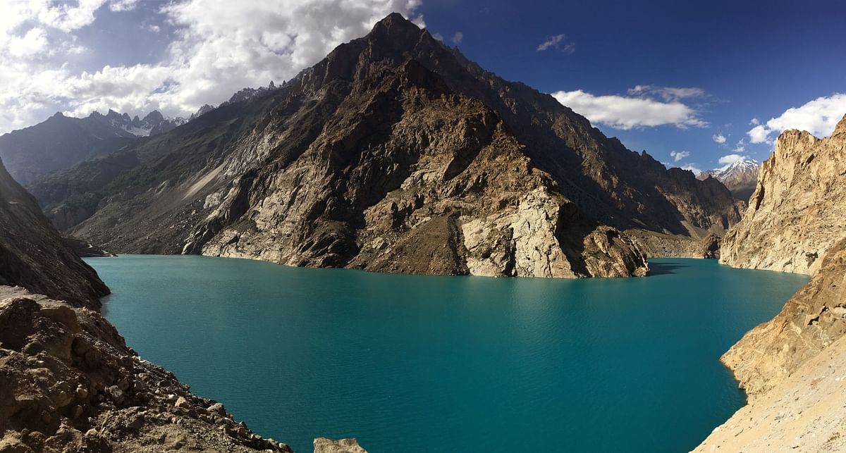  Photo showing Attabad Lake in Gilgit-Baltistan province of Pakistan. (Photo: IANS)