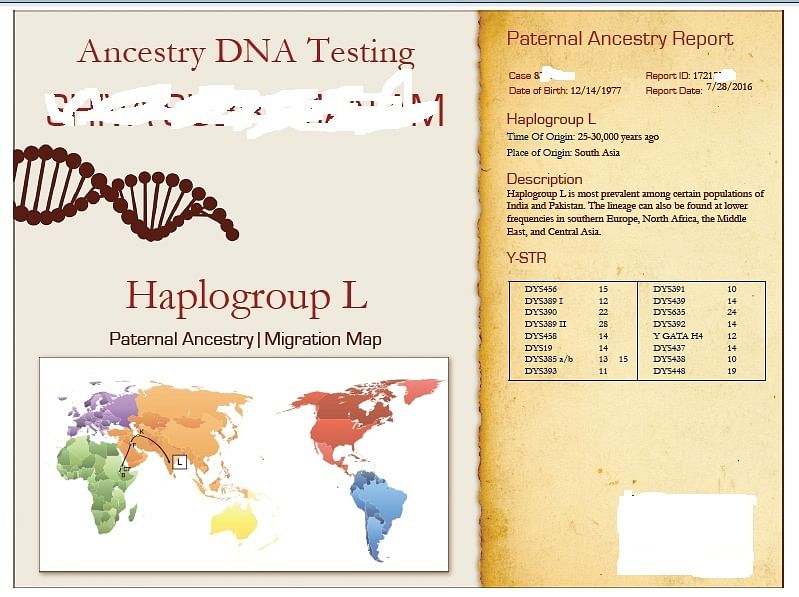 DNA Test Ancestry And Health in Tirunelveli, India