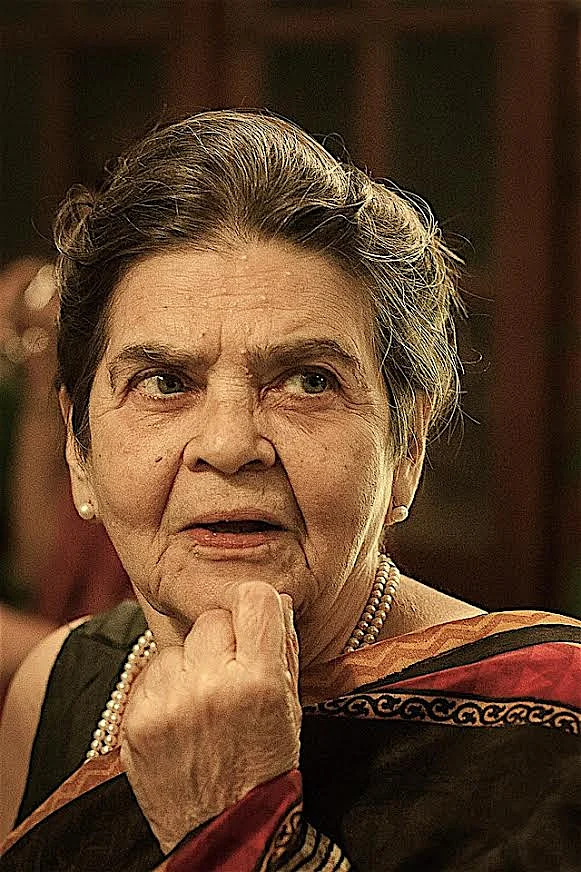 Sai Paranjpye is upset about the apathy of Doordarshan officials. (Photo courtesy: Khalid Mohamed)