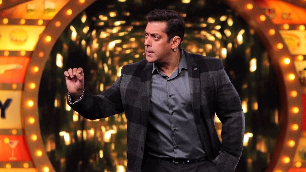 An angry Salman Khan in the house. (Photo courtesy: Colors)