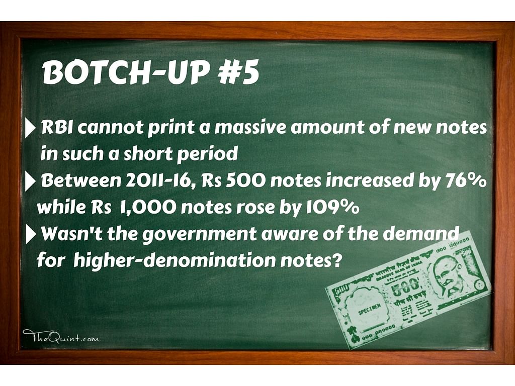 The government’s piecemeal solutions to the note ban crisis suggests they hadn’t thought implementation through.