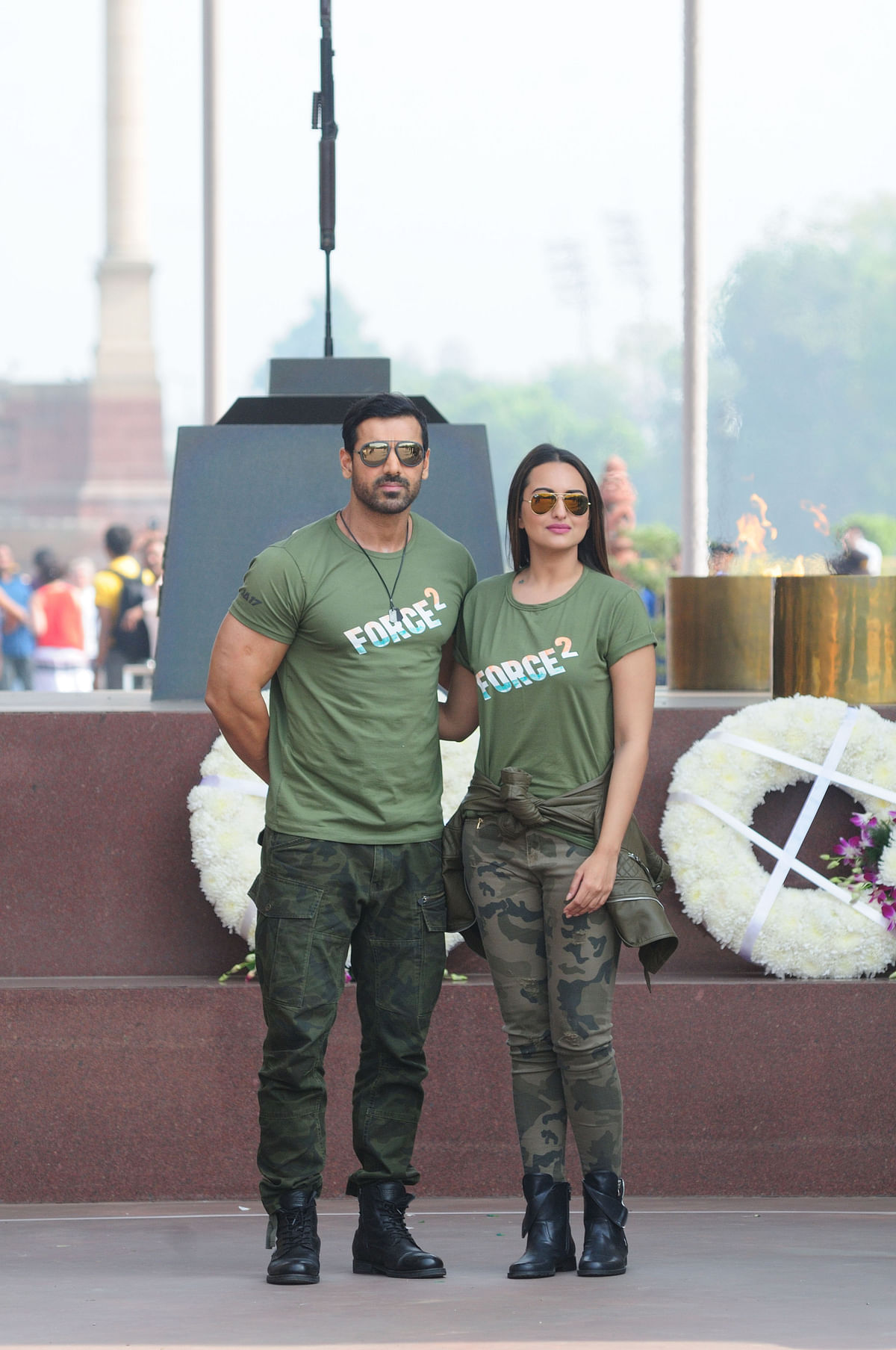 Watch John Abraham and Sonakshi Sinha in Delhi to promote their new film.