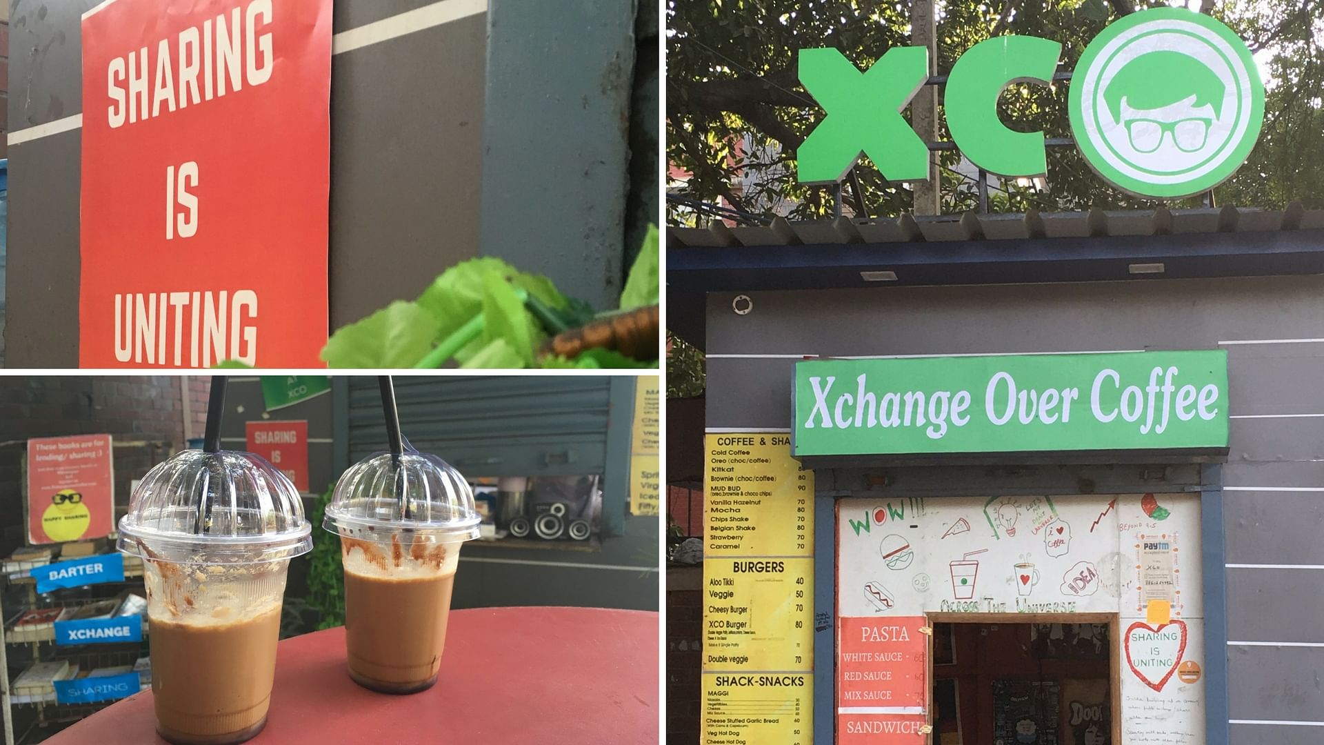 The Xco cafe lets you share books in exchange of a meal. (Photo: <b>The Quint</b>)