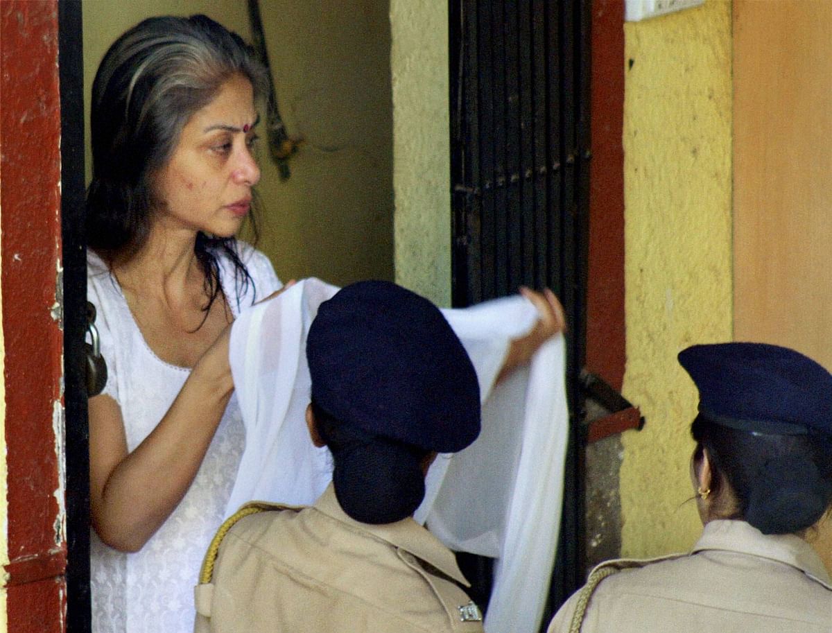 

Indrani performed the last rites of her father, Upendra Kumar Bora, in Mumbai after being granted one day’s bail. 