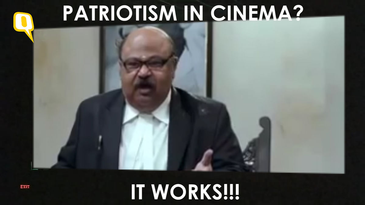 The Supreme Court has made the National Anthem mandatory before  movies. How’s it going to work? Like this probably.