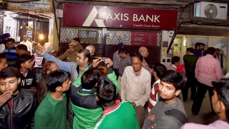 Axis Bank has been in the spotlight for I-T raids and alleged money laundering. (Photo: PTI)