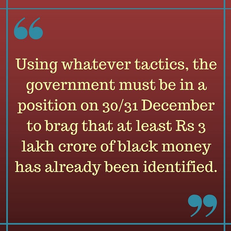After the failure of demonetisation, the government is moving the goalposts by conducting several I-T raids.