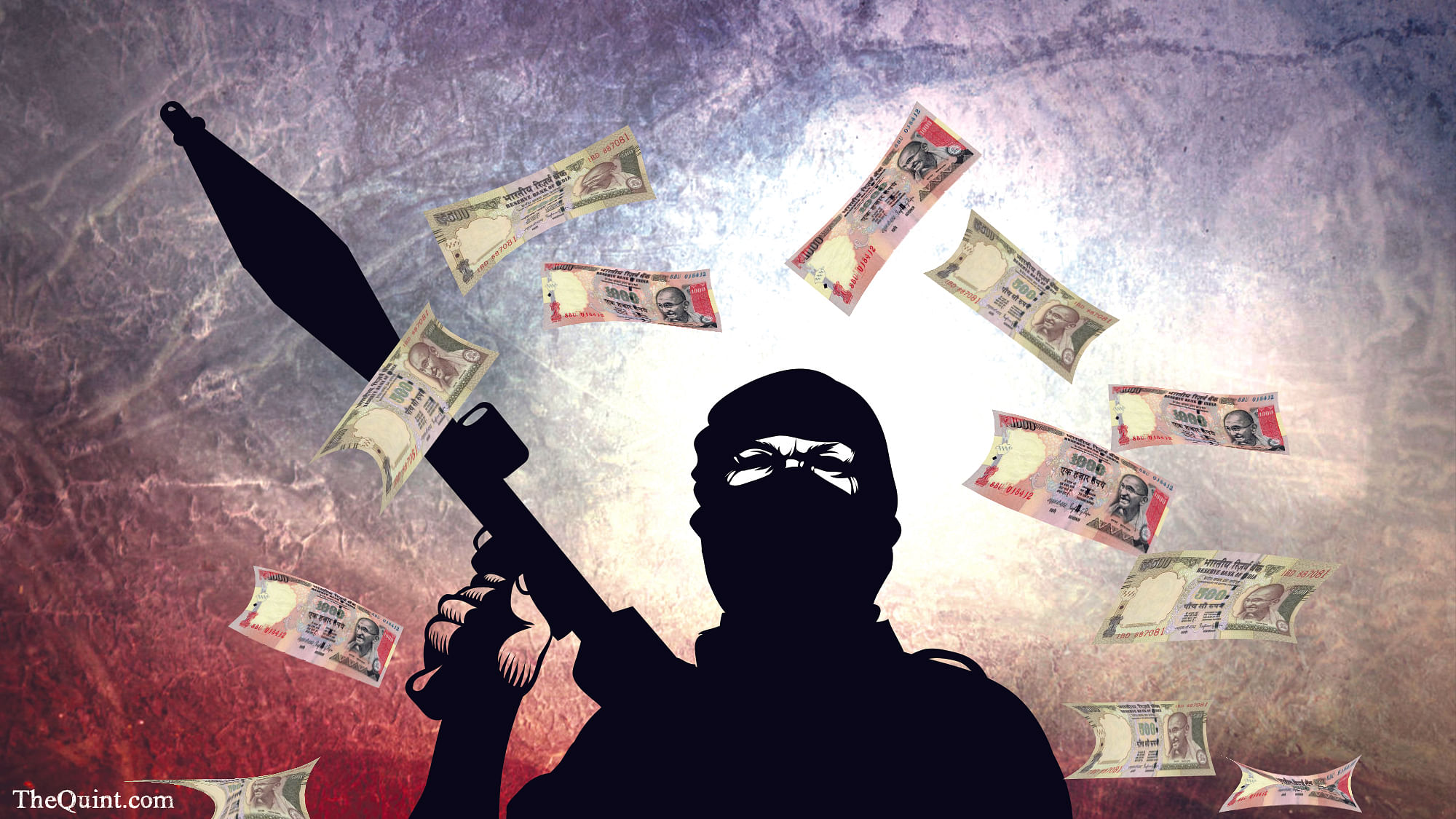 Terror financing in India does involve cash but that’s not the only way money changes hands. (Photo: The Quint)