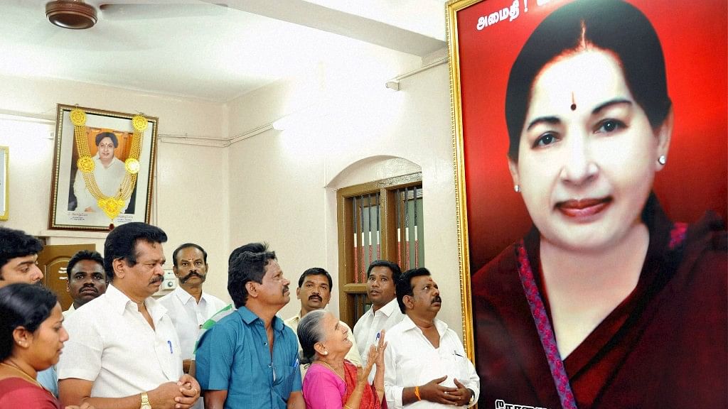 AIADMK members pray for the speedy recovery of Tamil Nadu Chief Minister J Jayalalithaa in Coimbatore on Monday. (Photo: PTI)