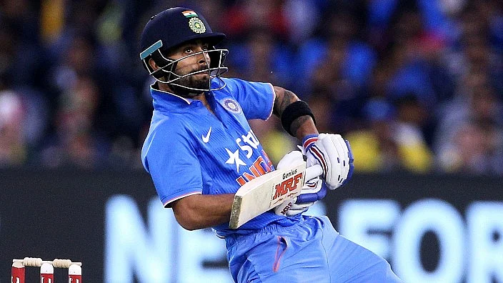 India’s Virat Kohli bats during the third T20 against Australia. (Photo: Reuters) 