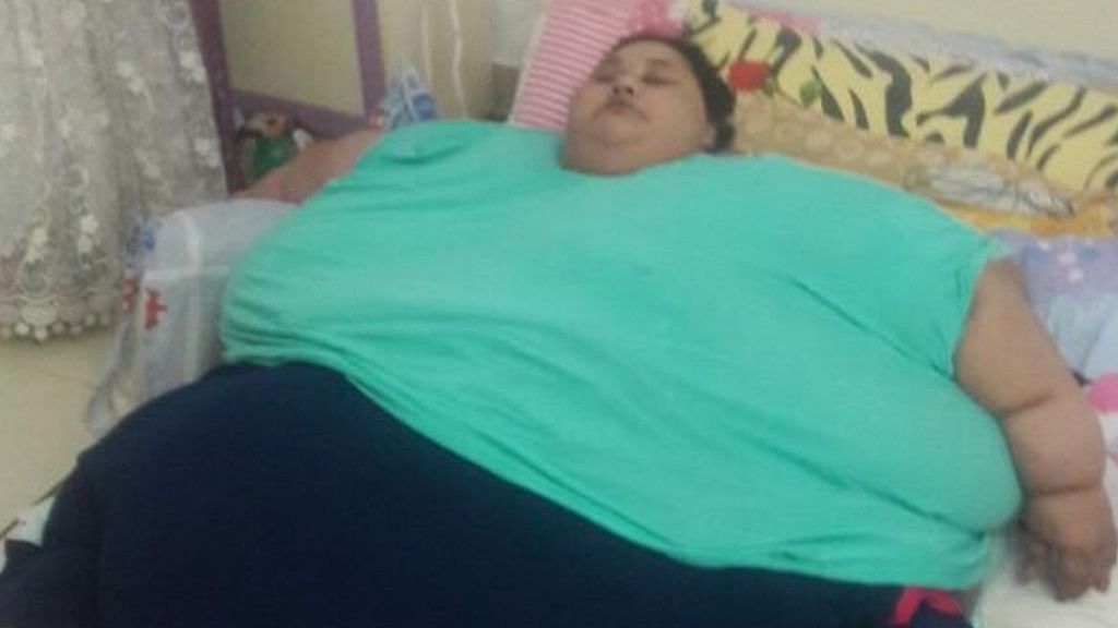 Picture of Eman Ahmed tweeted by Mumbai-based bariatric surgeon. (Photo Courtesy: Twitter/<a href="https://twitter.com/DrMuffi/status/805836845821018113">@DrMuffi</a>)