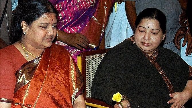 Late Tamil Nadu Chief Minister Jayalalithaa’s aide Sasikala Natarajan has been handed the reins of the AIADMK. (File photo: PTI)